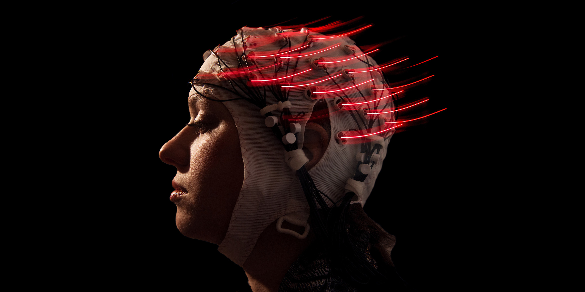 Measuring brain waves photo