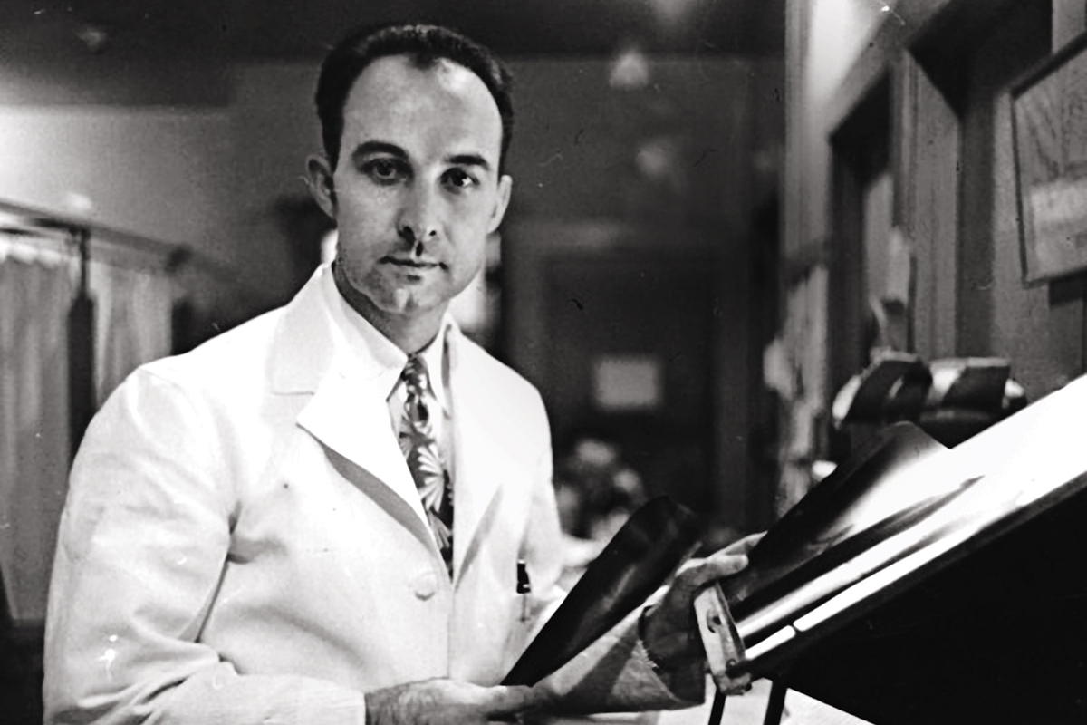 A young Ignacio Ponseti is pictured at the UI in 1943