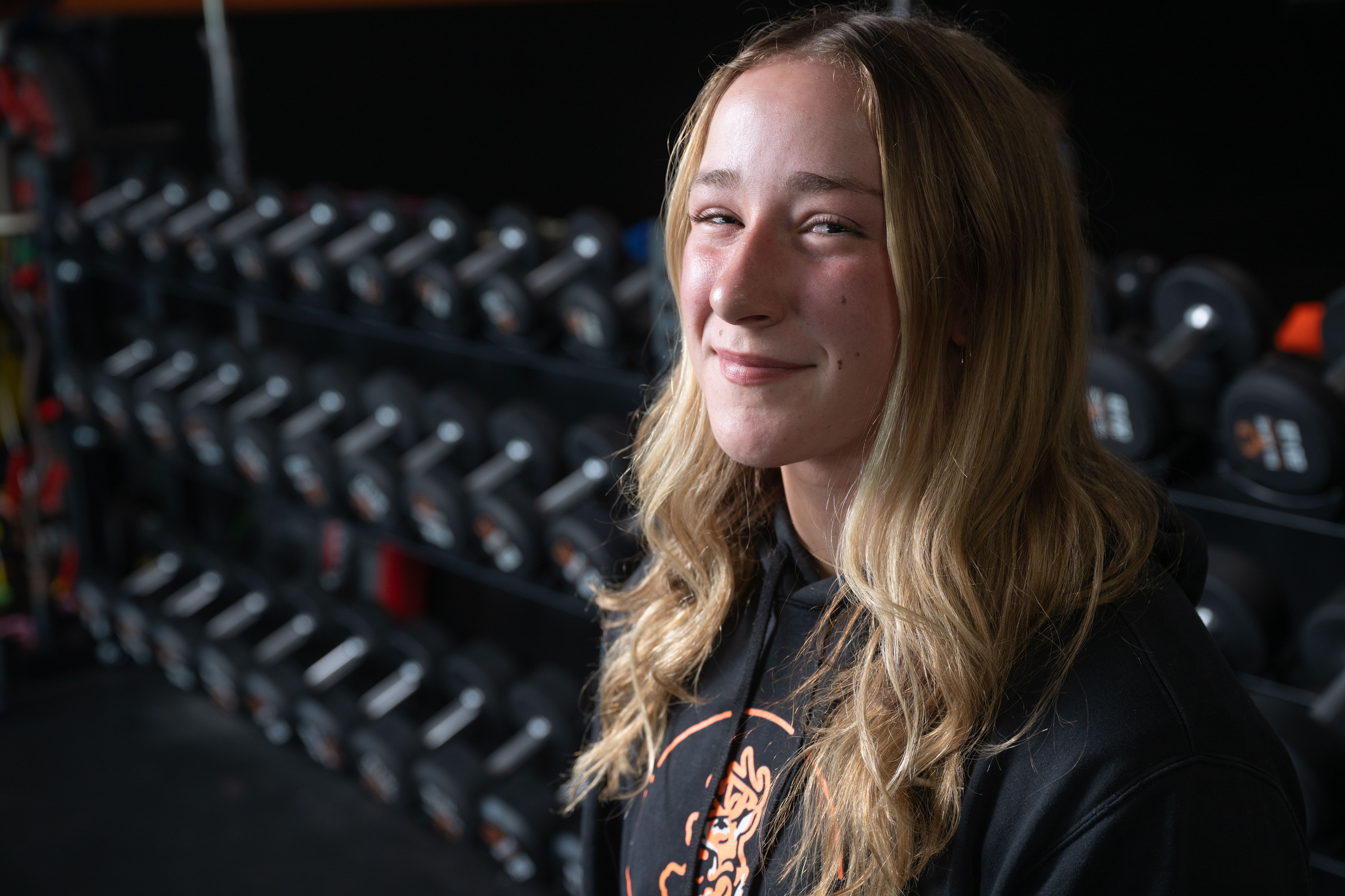 eve skrocki in a workout room