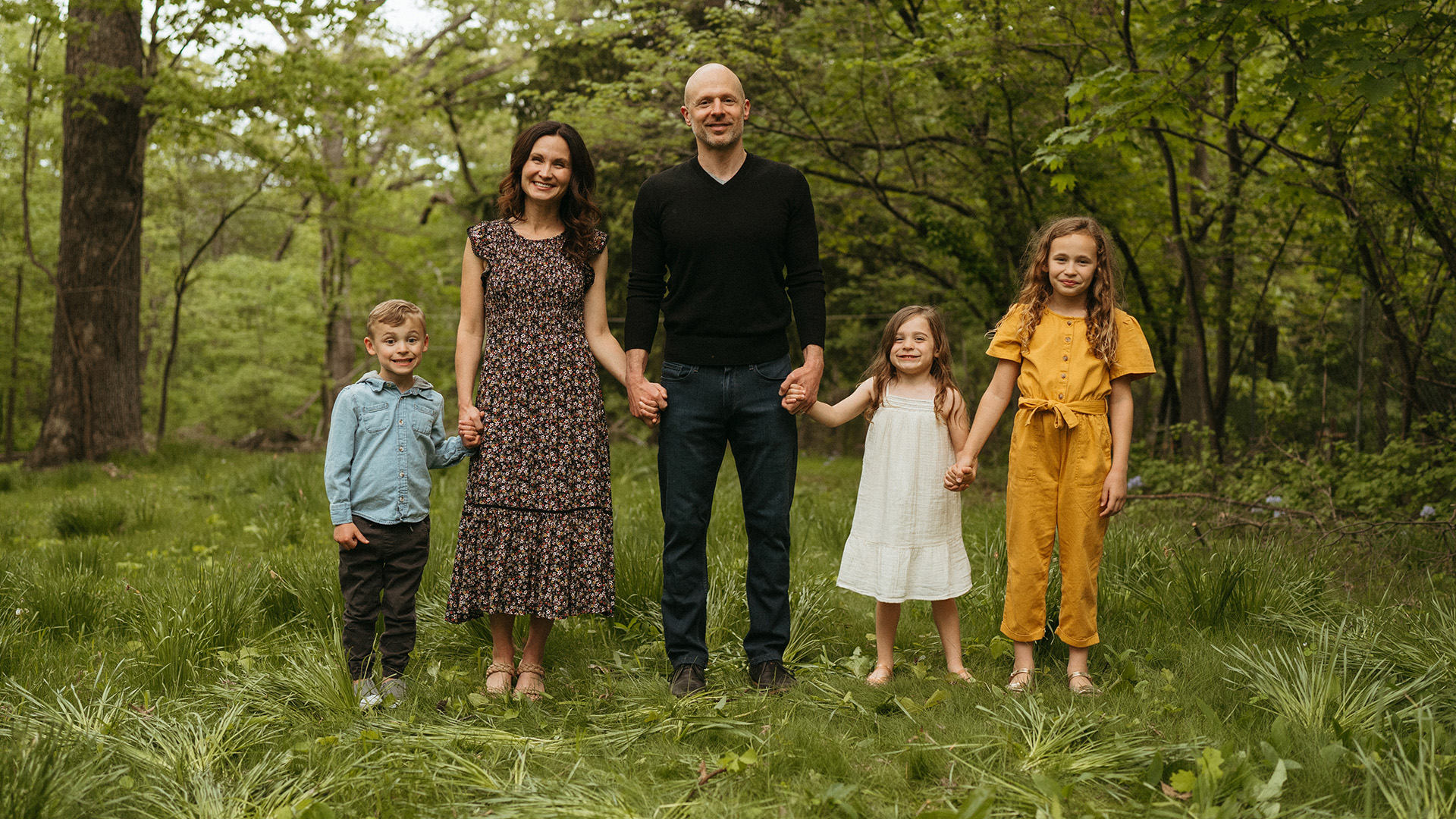 University of Iowa alum Christine Walsh with her family