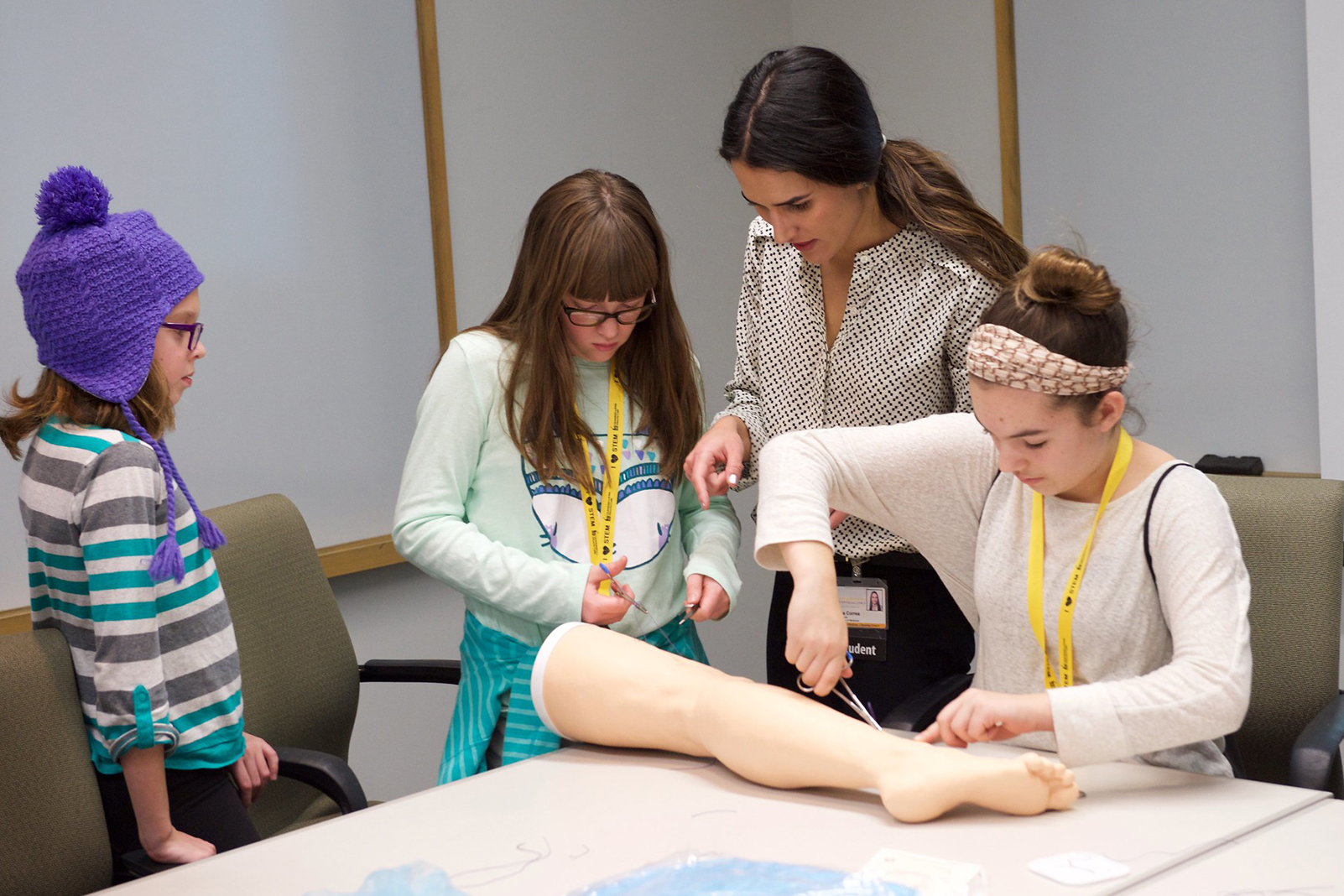 Girls Go STEM participants