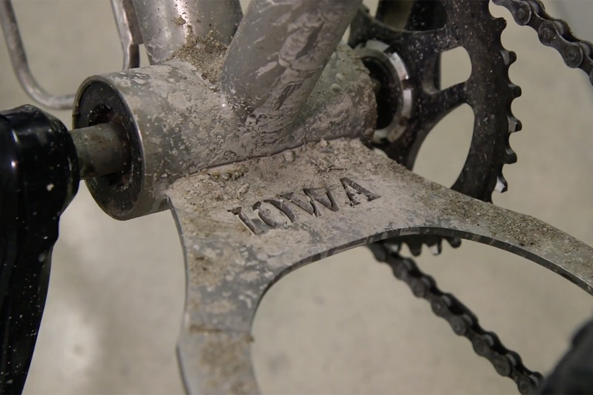 detail of bicycle