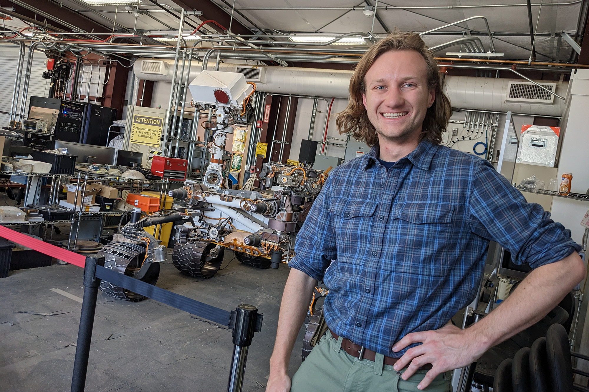 Iowa grad student Jacob Payne at NASA’s Astrophysics Mission Design School 