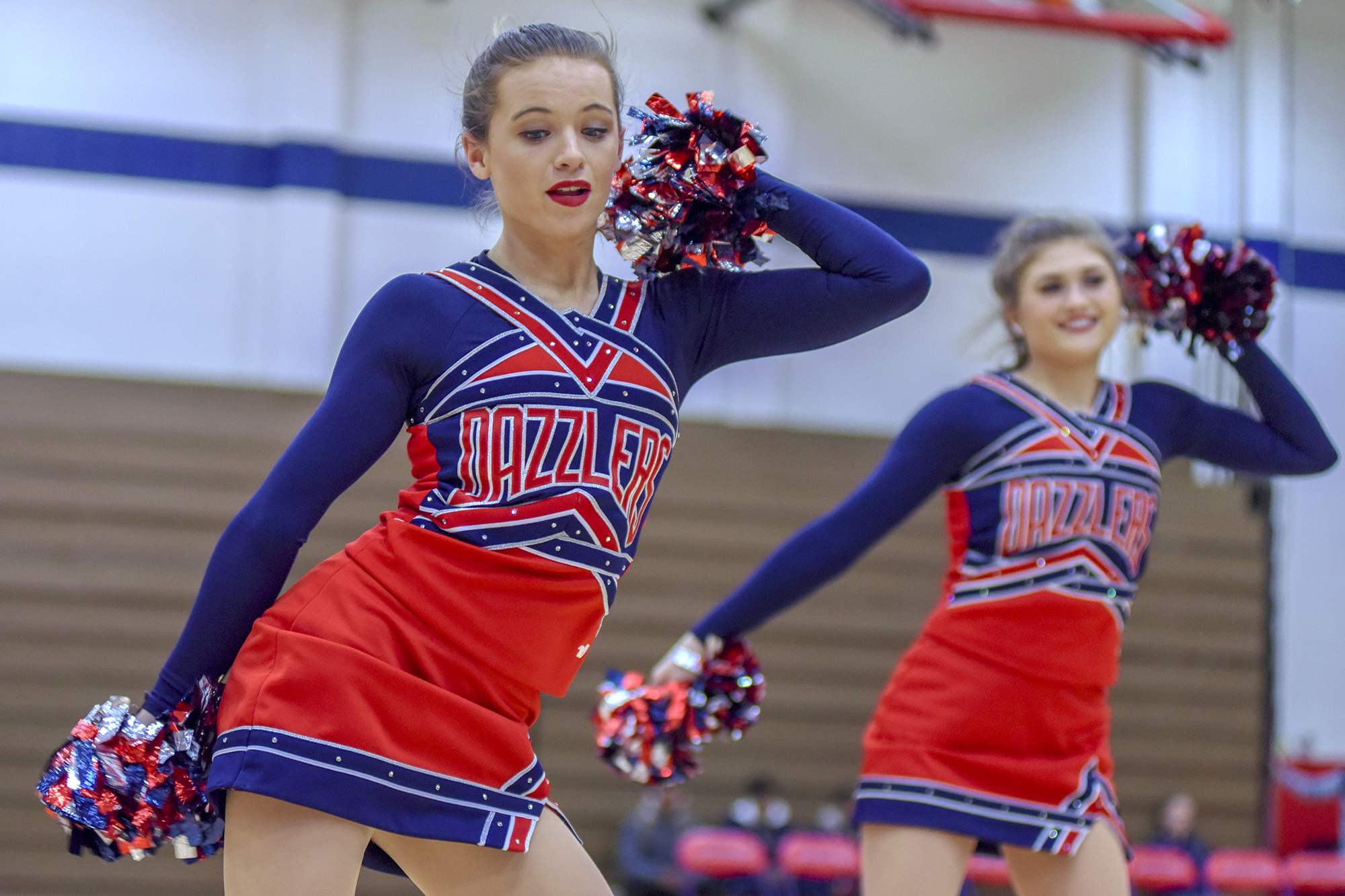 Kiersten Latham performs a dance routine at Southwestern Community College in Creston, Iowa. Kiersten 