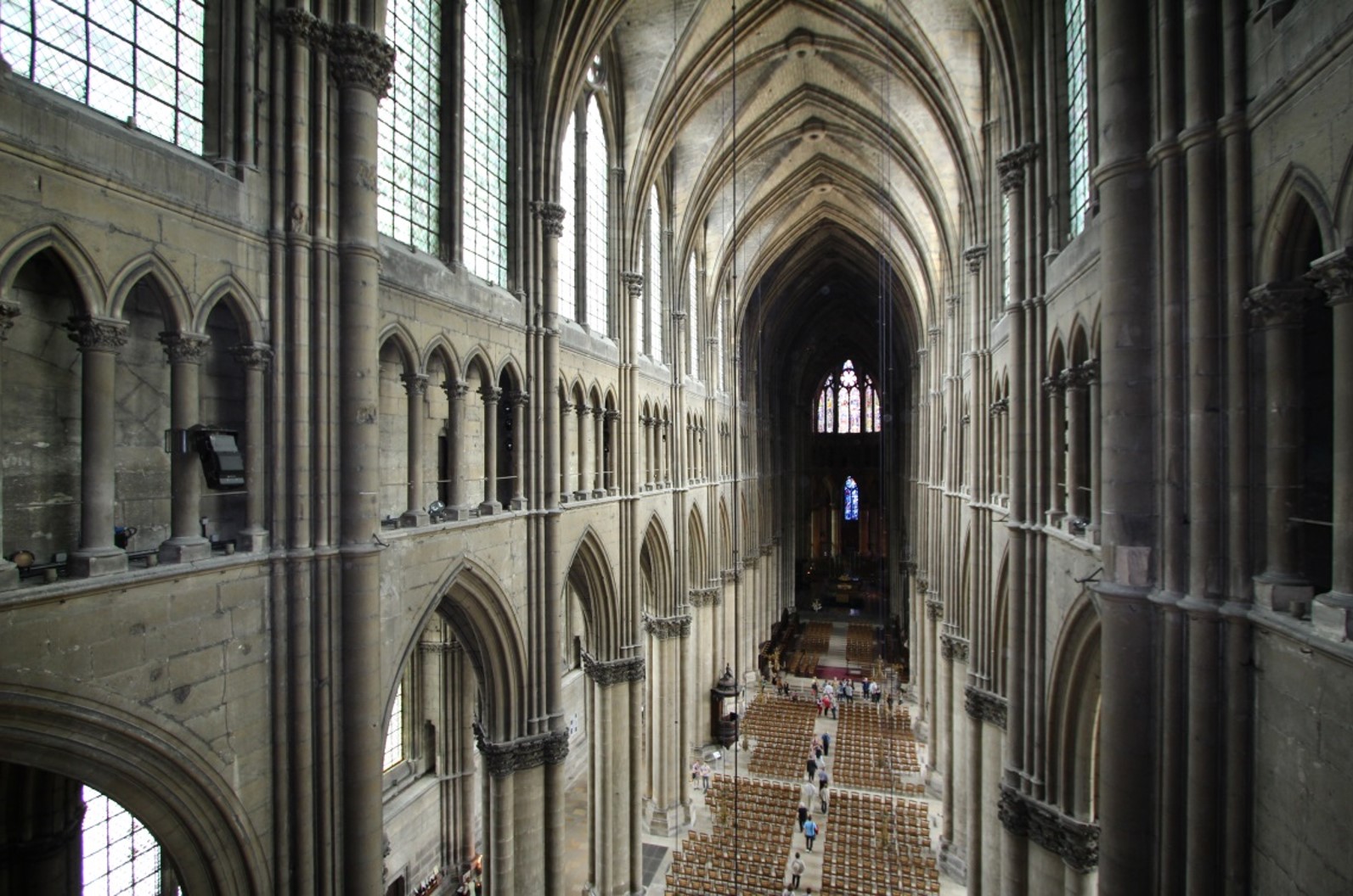 Interior of Reims Cathedral