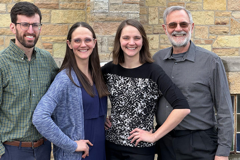 four family members who all are alums of the Carver College of Medicine