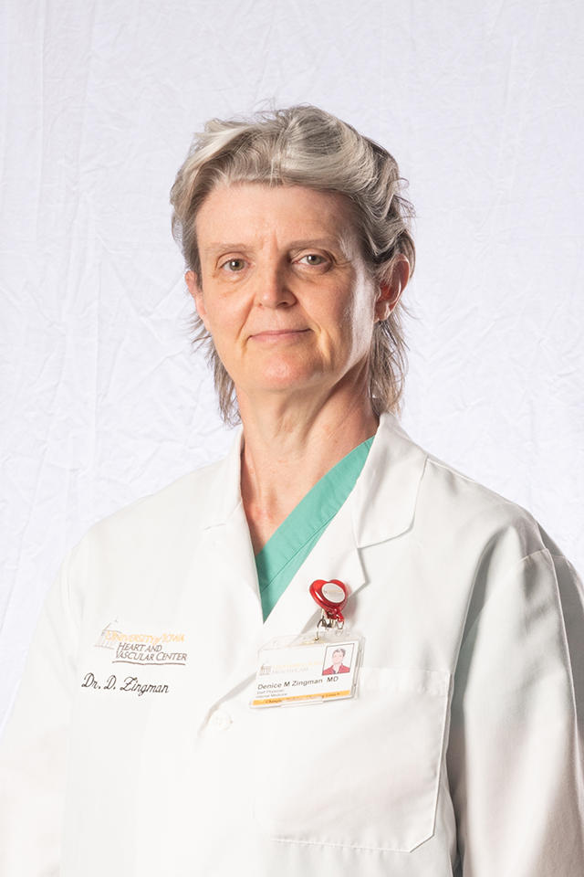 Denice Hodgson-Zingman, cardiac electrophysiologist and director of electrophysiology, at University of Iowa Hospitals & Clincs