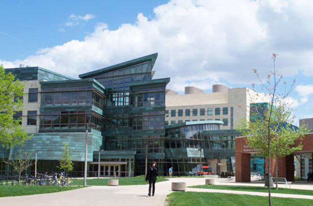 shot of the University of Iowa medical campus