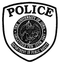 University of Iowa police department insignia