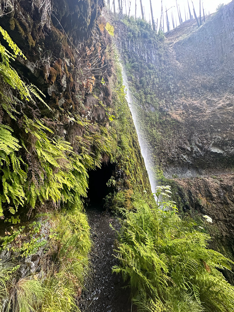 a waterfall along the Pacific Crest Trail
