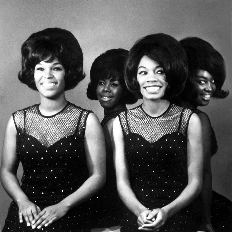a group photo of the Shirelles