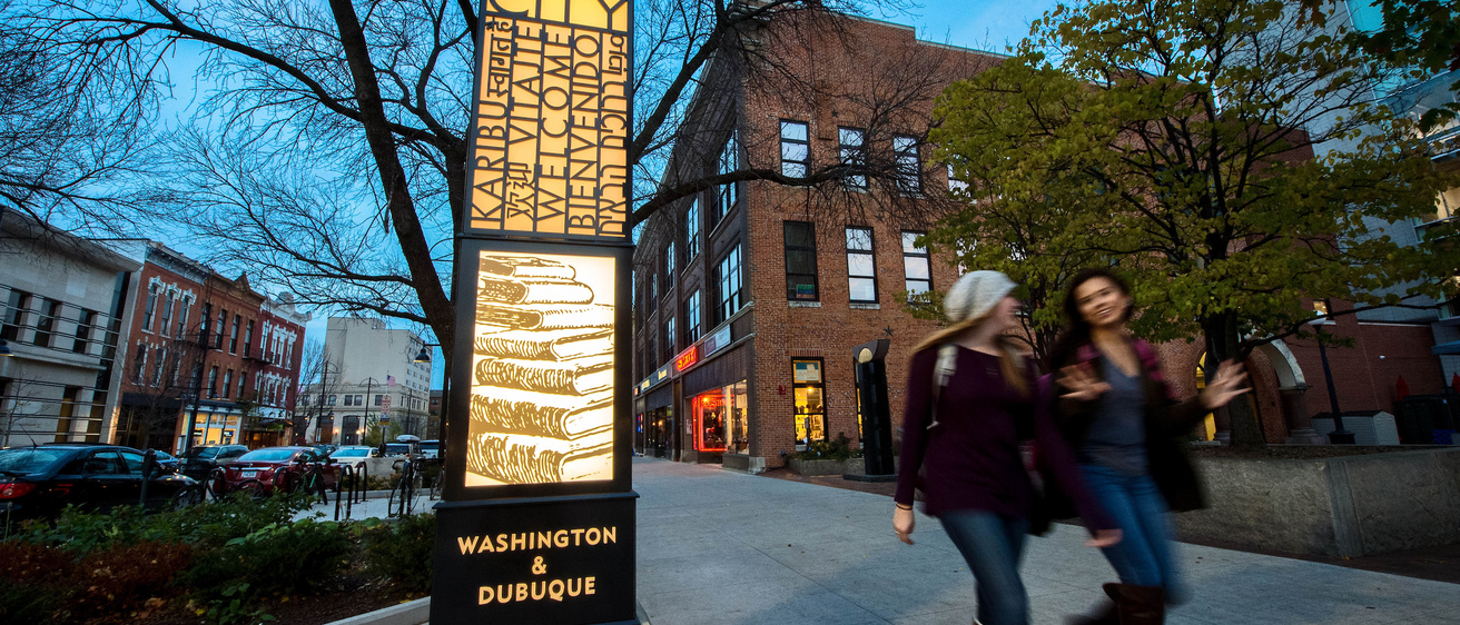 A pillar dedicated to writers