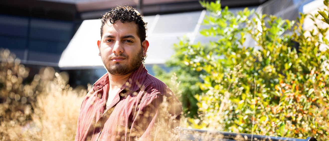 outdoor portrait of Alastair Sigala Ramirez