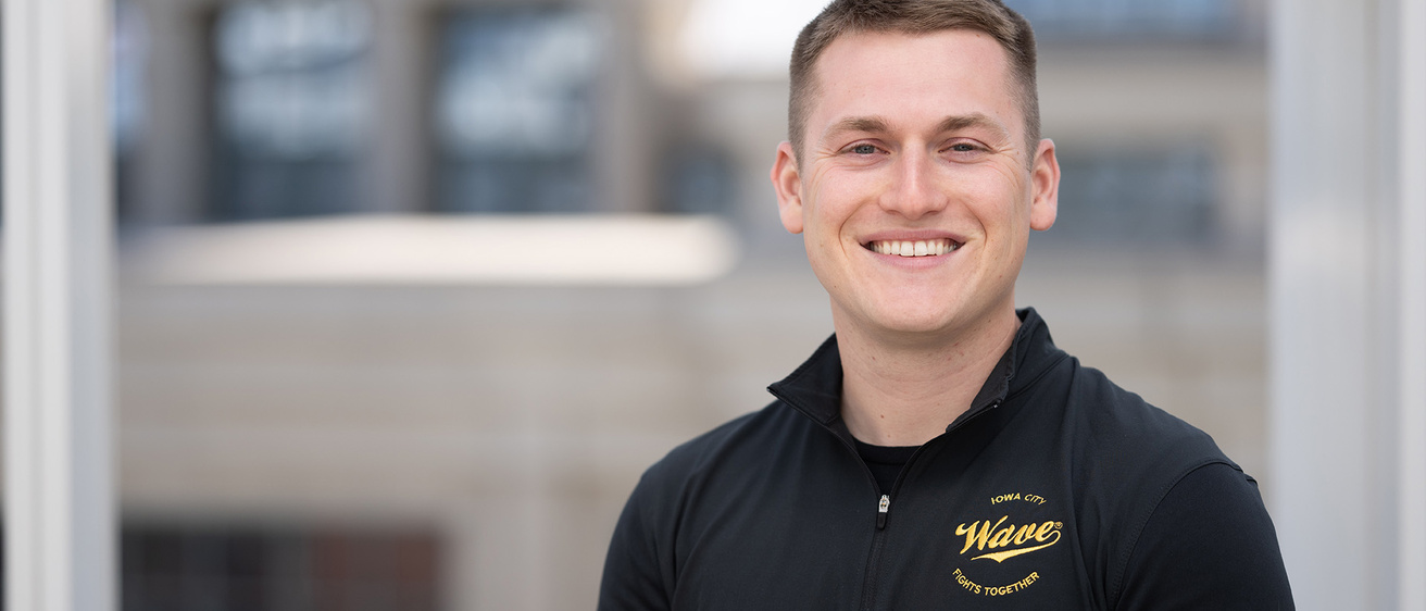 University of Iowa grad Eric Dowe