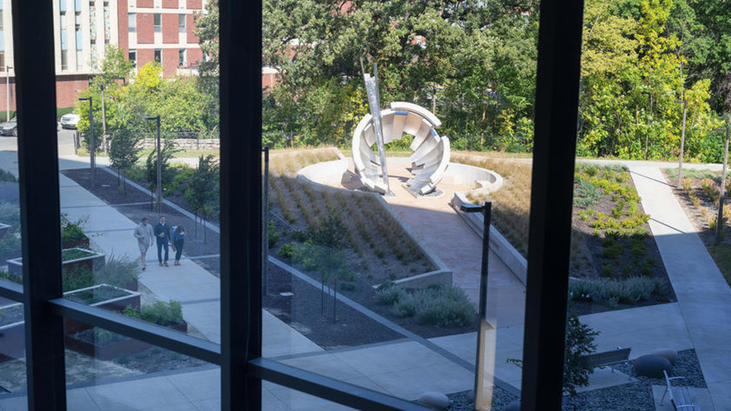 An image of a courtyard