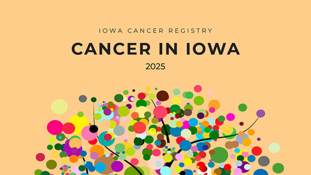 Cancer in Iowa report cover image