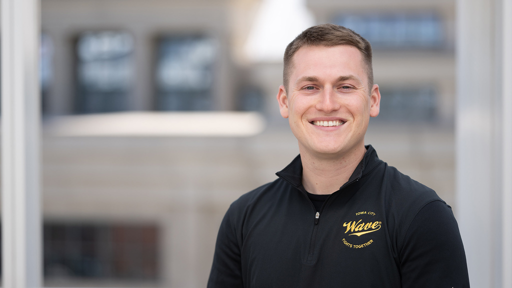 University of Iowa grad Eric Dowe