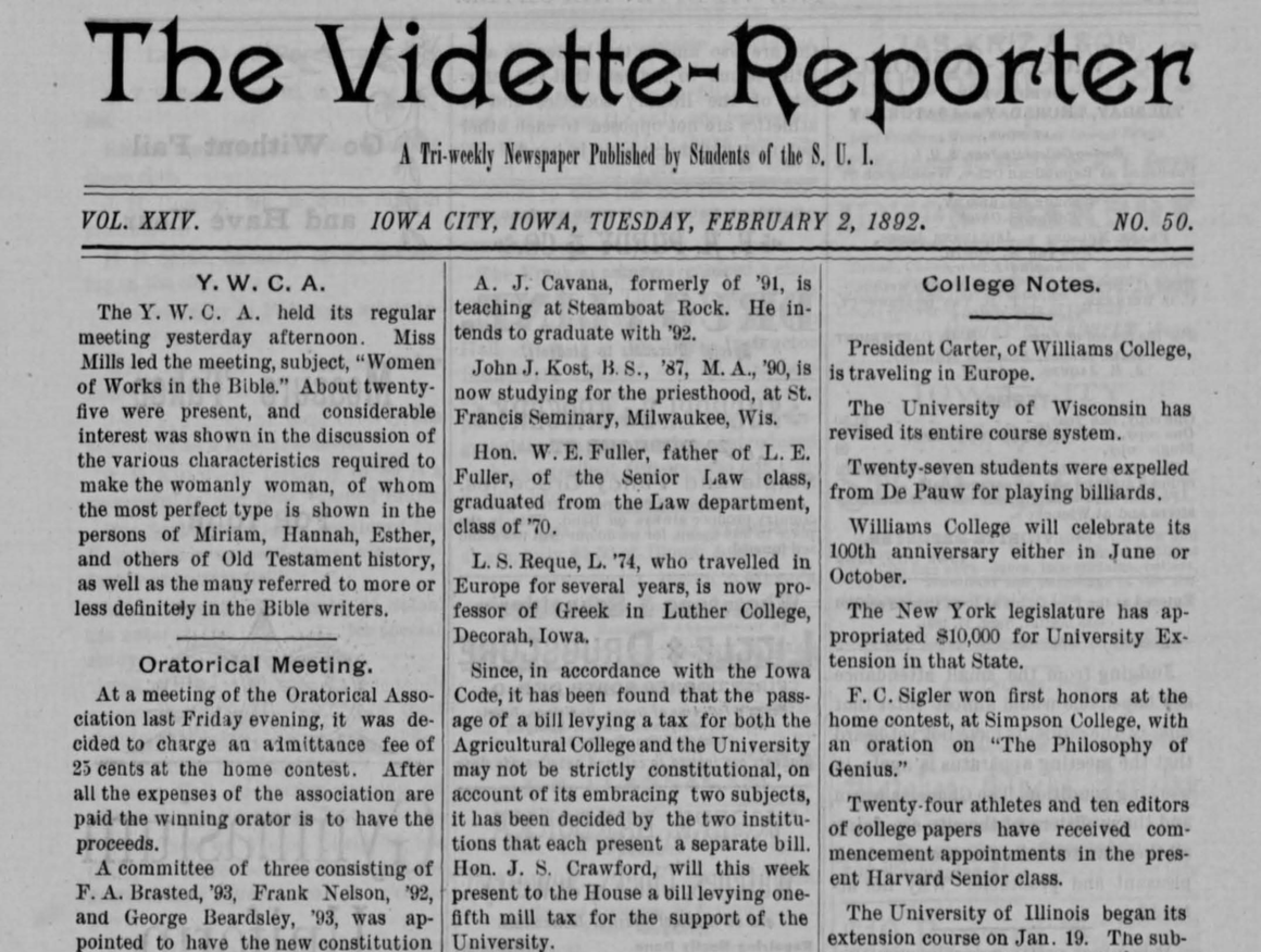 The Vidette-Reporter