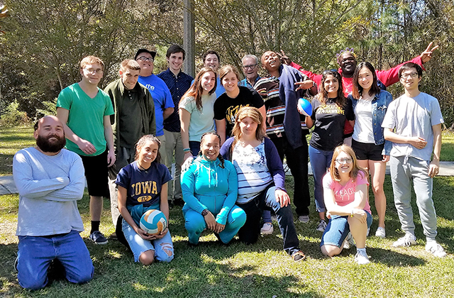University of Iowa students participate in an Alternative Spring Break project in Biloxi